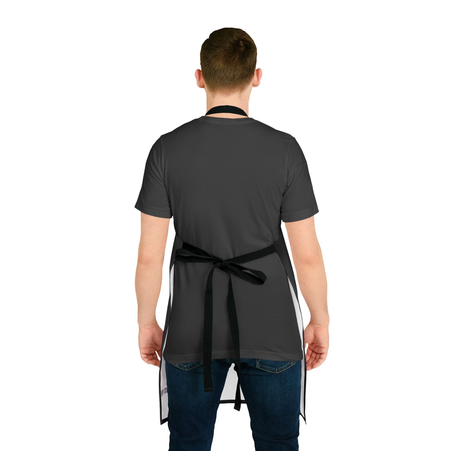 I'M HERE FOR THE COCKTAILS -Apron (AOP) (BLACK) "When Someone States The Obvious" Great Gift Choice!