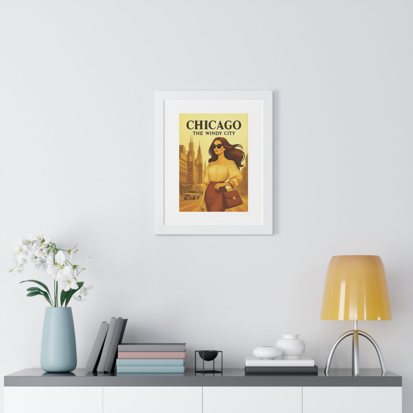 CHICAGO-THE WINDY CITY -“Modern Wall Art With Aesthetic Vibes”