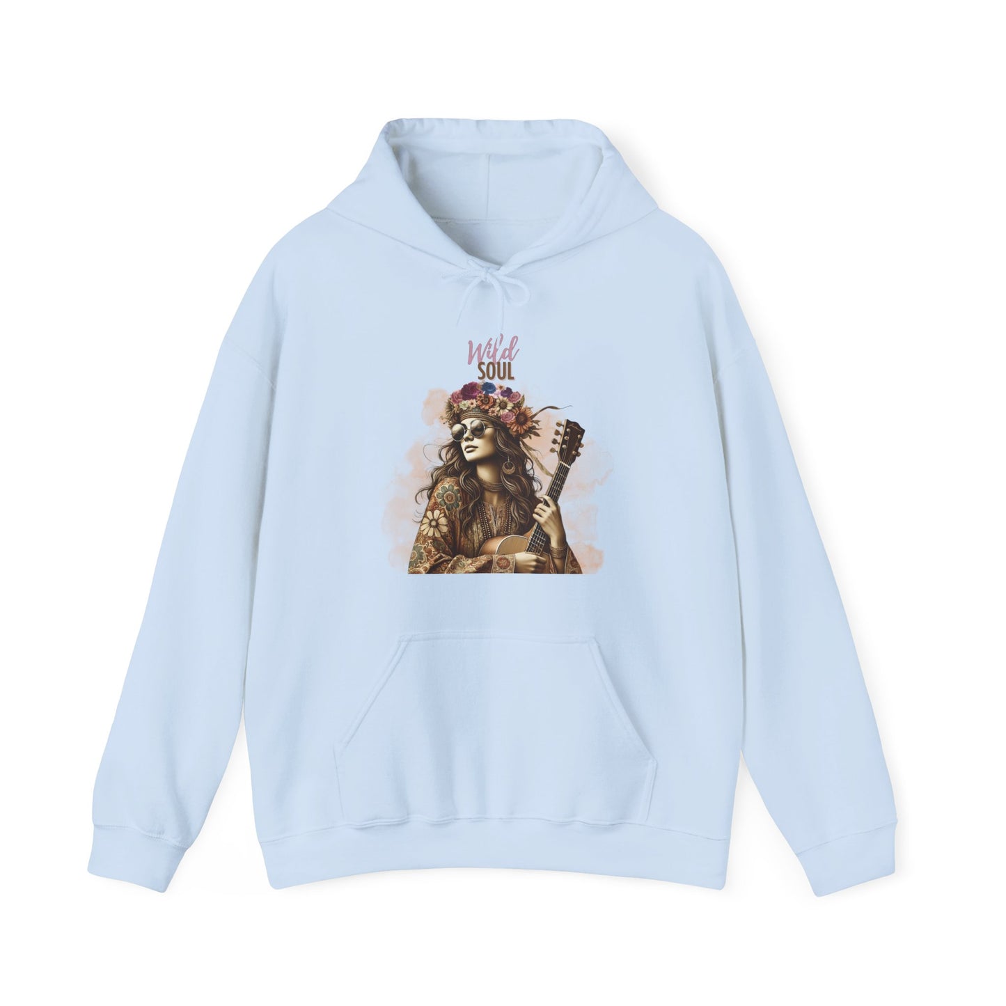 WILD SOUL- Unisex Heavy Blend Hooded Sweatshirt (VARIETY OF COLORS) “Stay Wild Hoodie — Cozy Boho Top Pick Streetwear”