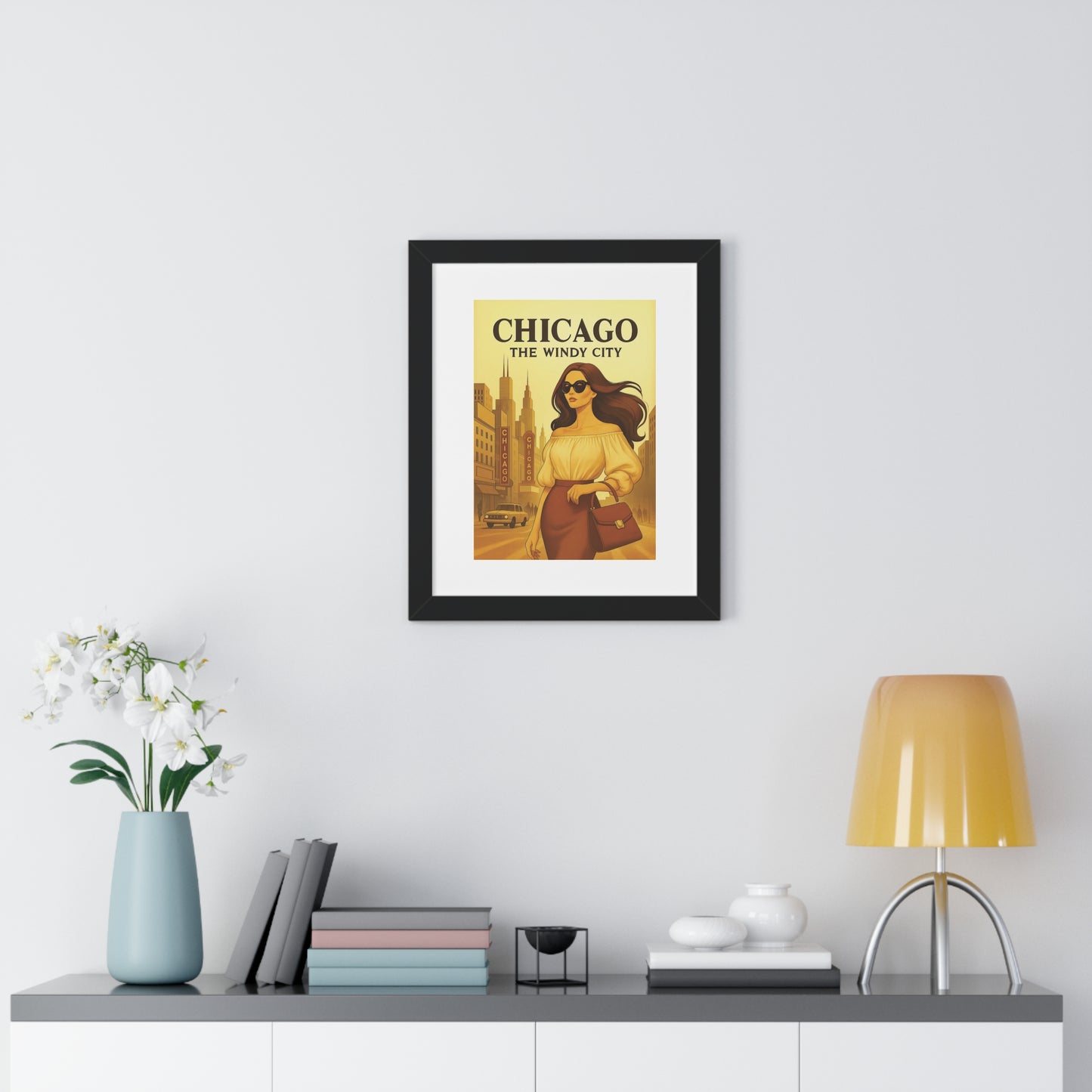 CHICAGO-THE WINDY CITY -“Modern Wall Art With Aesthetic Vibes”