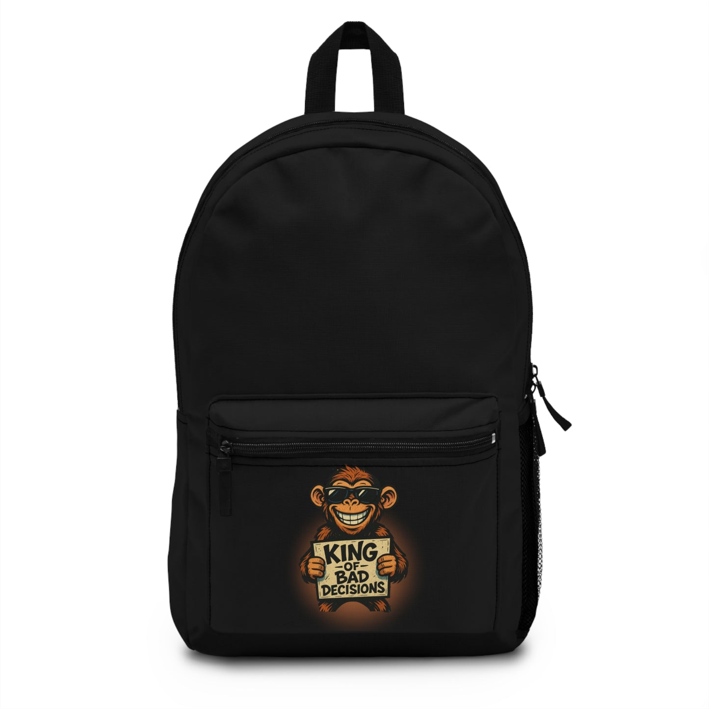 KING OF BAD DECISIONS- Empire Backpack (BLACK)"Perfect for Students and Travelers Alike"