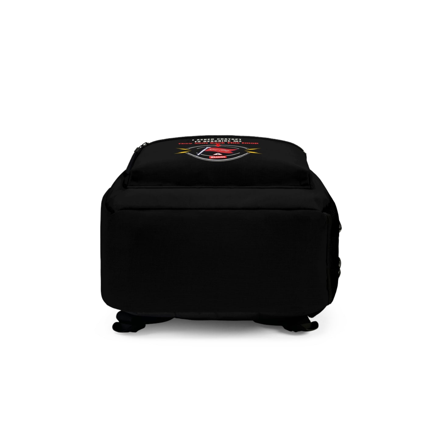 I ASKED CHATGPT TO DESCRIBE ME - Empire Backpack (WHITE)"Durable Streetwear Style"