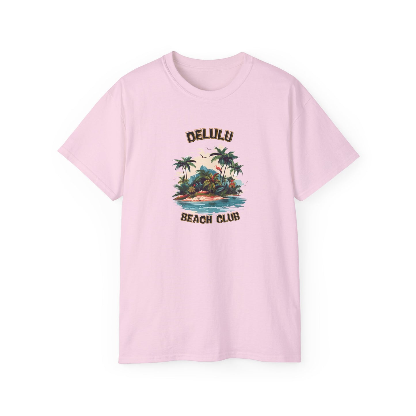 DELULU BEACH CLUB- T Shirt (VARIETY OF COLORS) “Jet Set in Streetwear Style”