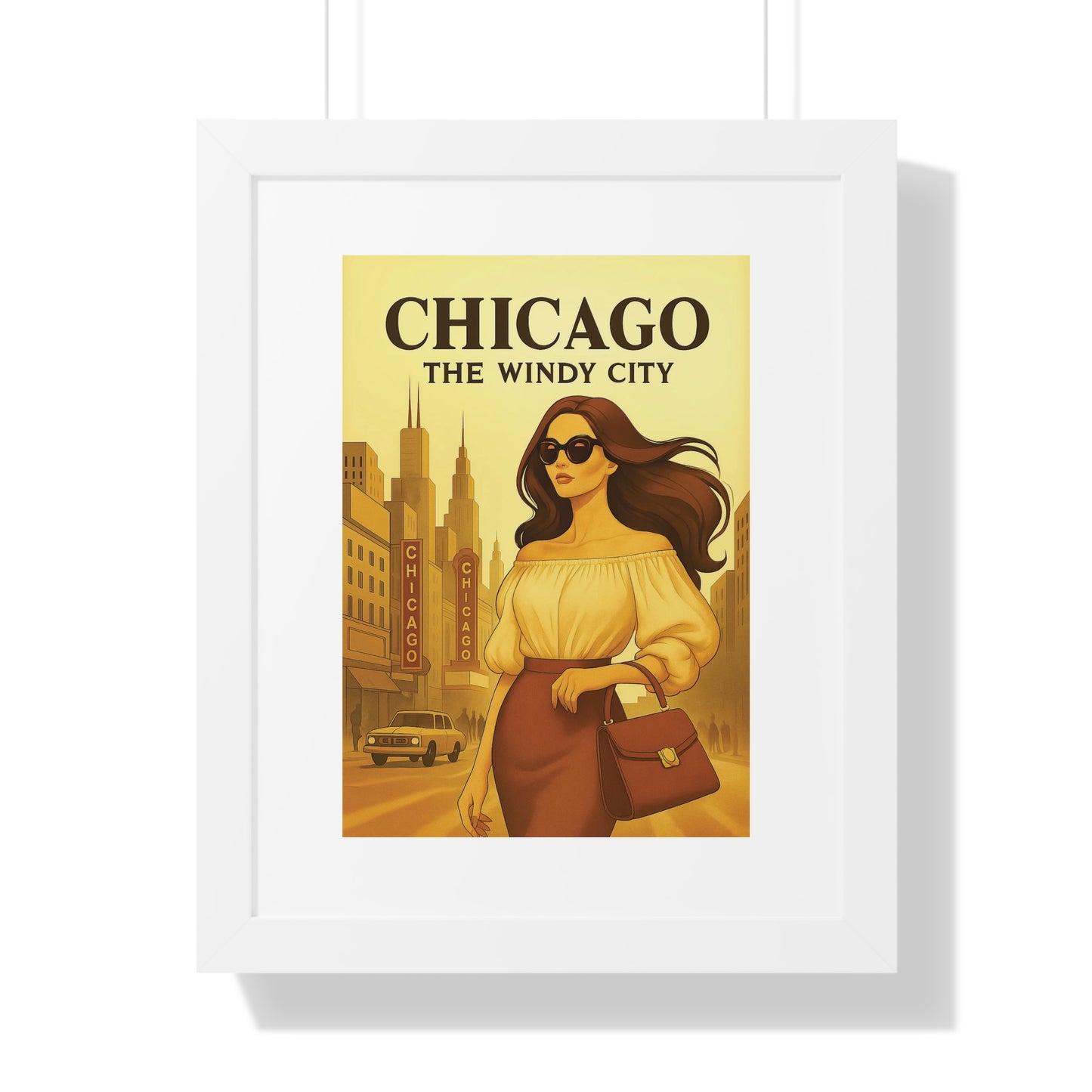 CHICAGO-THE WINDY CITY -“Modern Wall Art With Aesthetic Vibes”