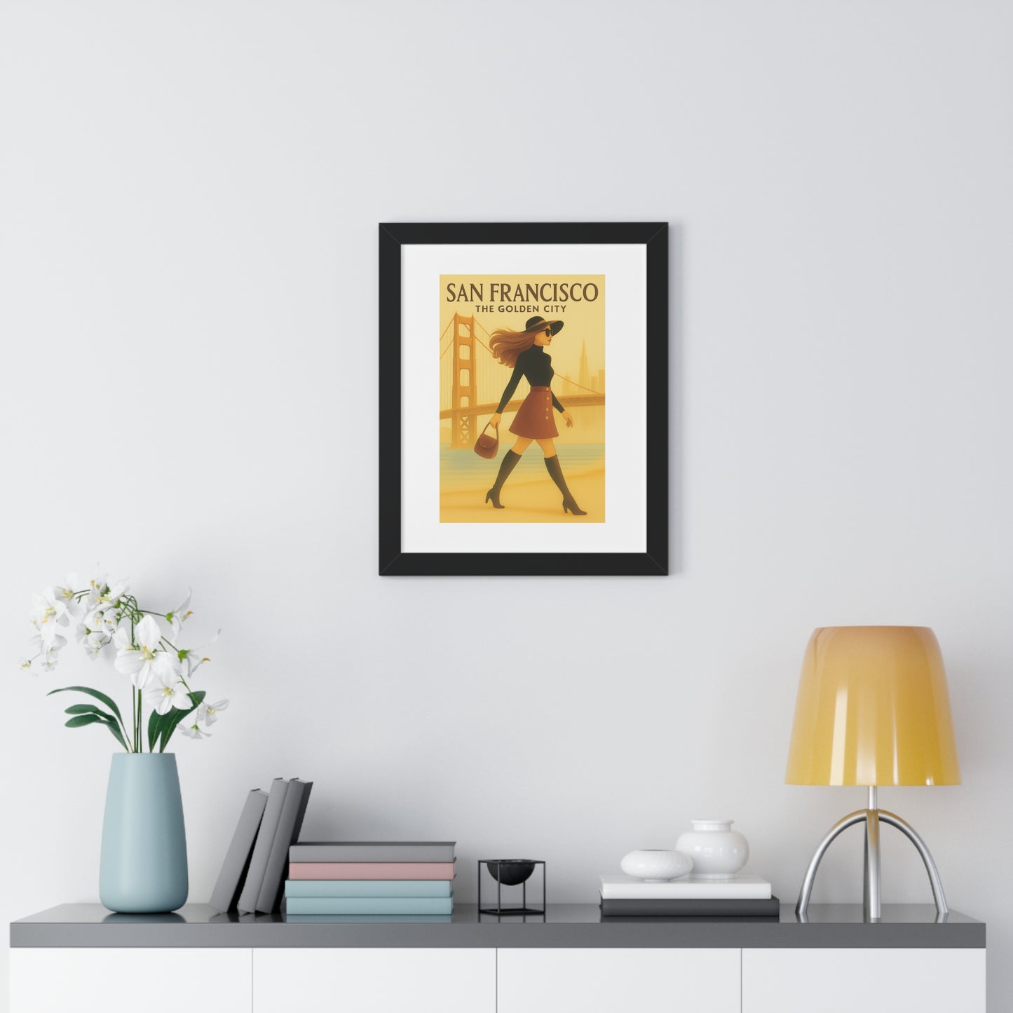 SAN Francisco Fashion Model 1970’s- “Trendy Wall Art That Transforms Any Room”