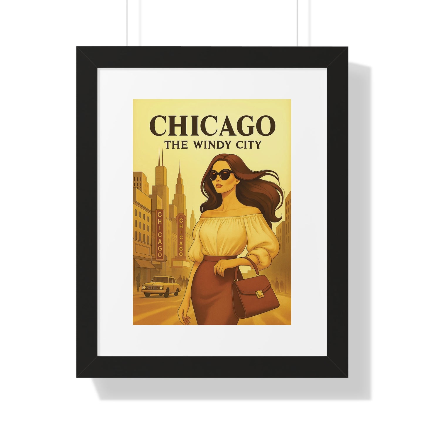 CHICAGO-THE WINDY CITY -“Modern Wall Art With Aesthetic Vibes”