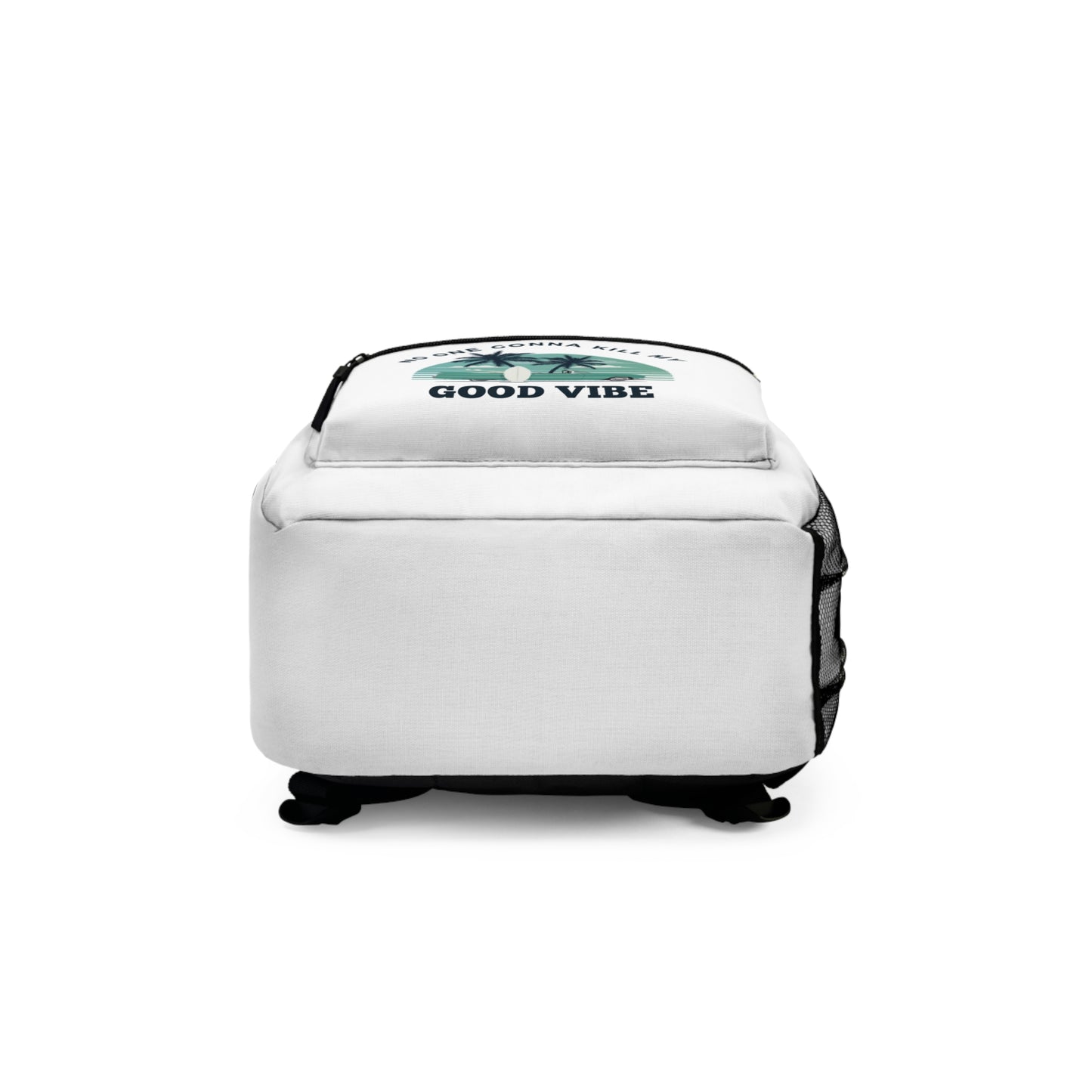 NO ONE GONNA KILL MY GOOD VIBE - Empire Backpack -(WHITE)