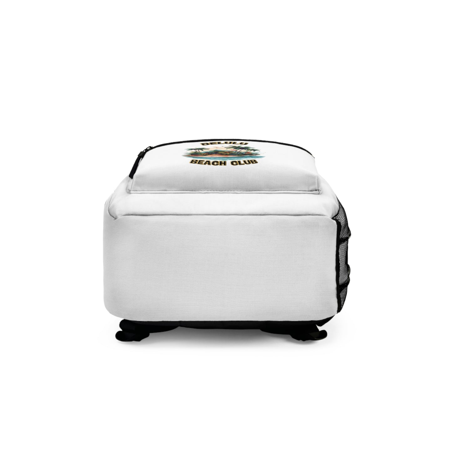 DELULU BEACH CLUB - Empire Backpack (WHITE)"Fashionable Travel Bag"