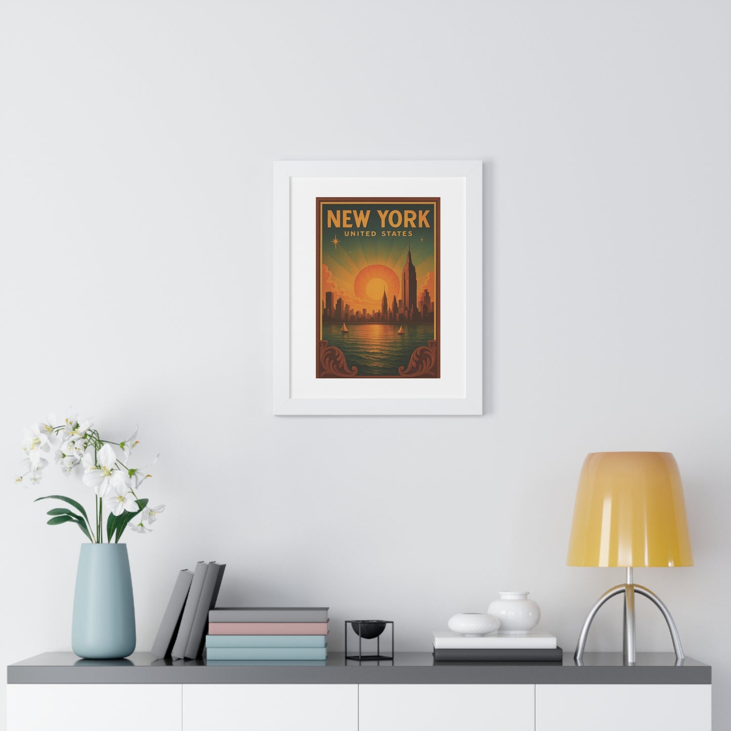 NEW YORK AT DUSK - “Wall Art That Slays - Great for Chic Interiors”