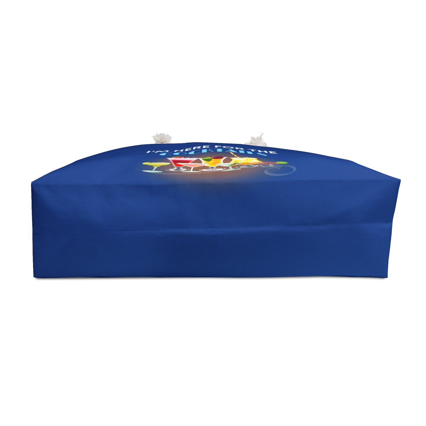 I'M HERE FOR THE COCKTAILS- Weekender Bag (BLUE)