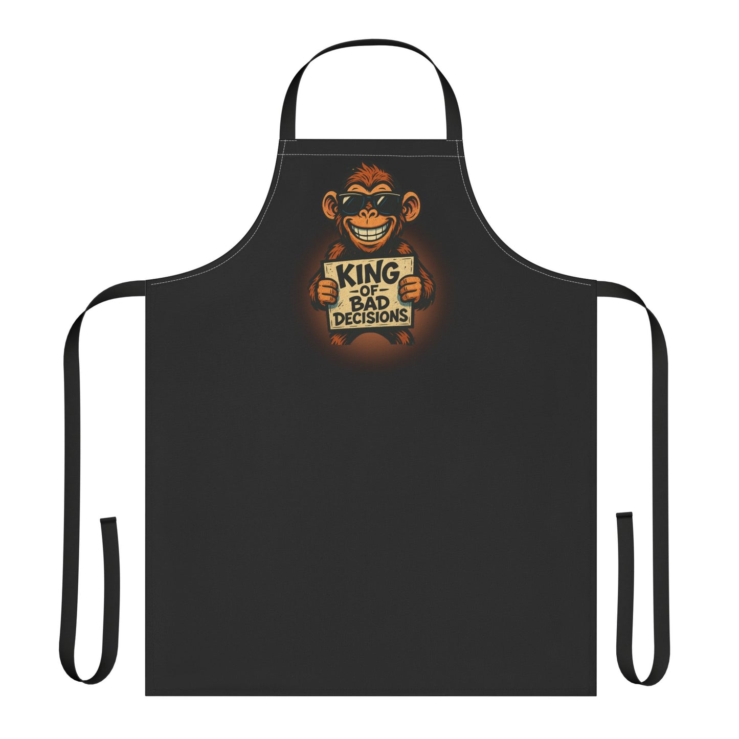 KING OF BAD DECISIONS - Apron (AOP) (BLACK)
