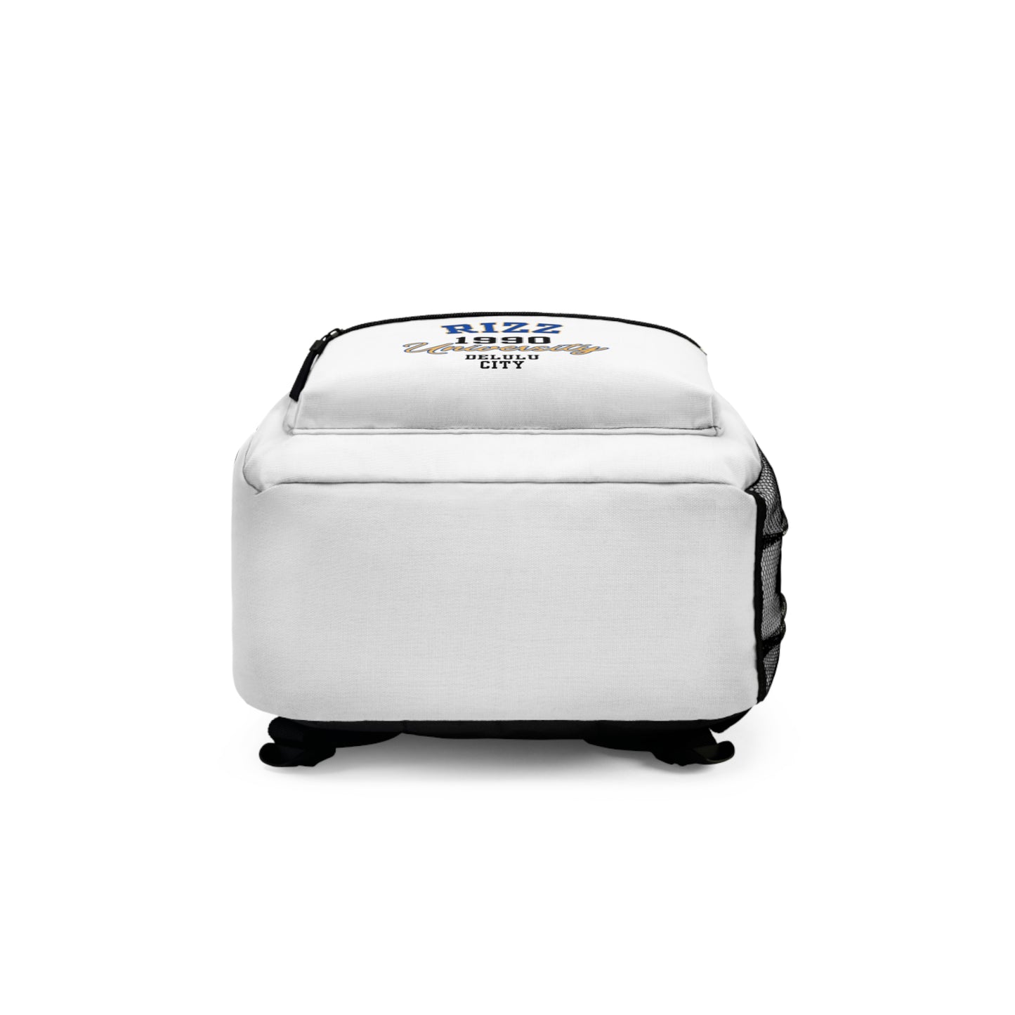 RIZZ UNIVERSITY - Empire Backpack (WHITE)"Built Tough for School & Travel"