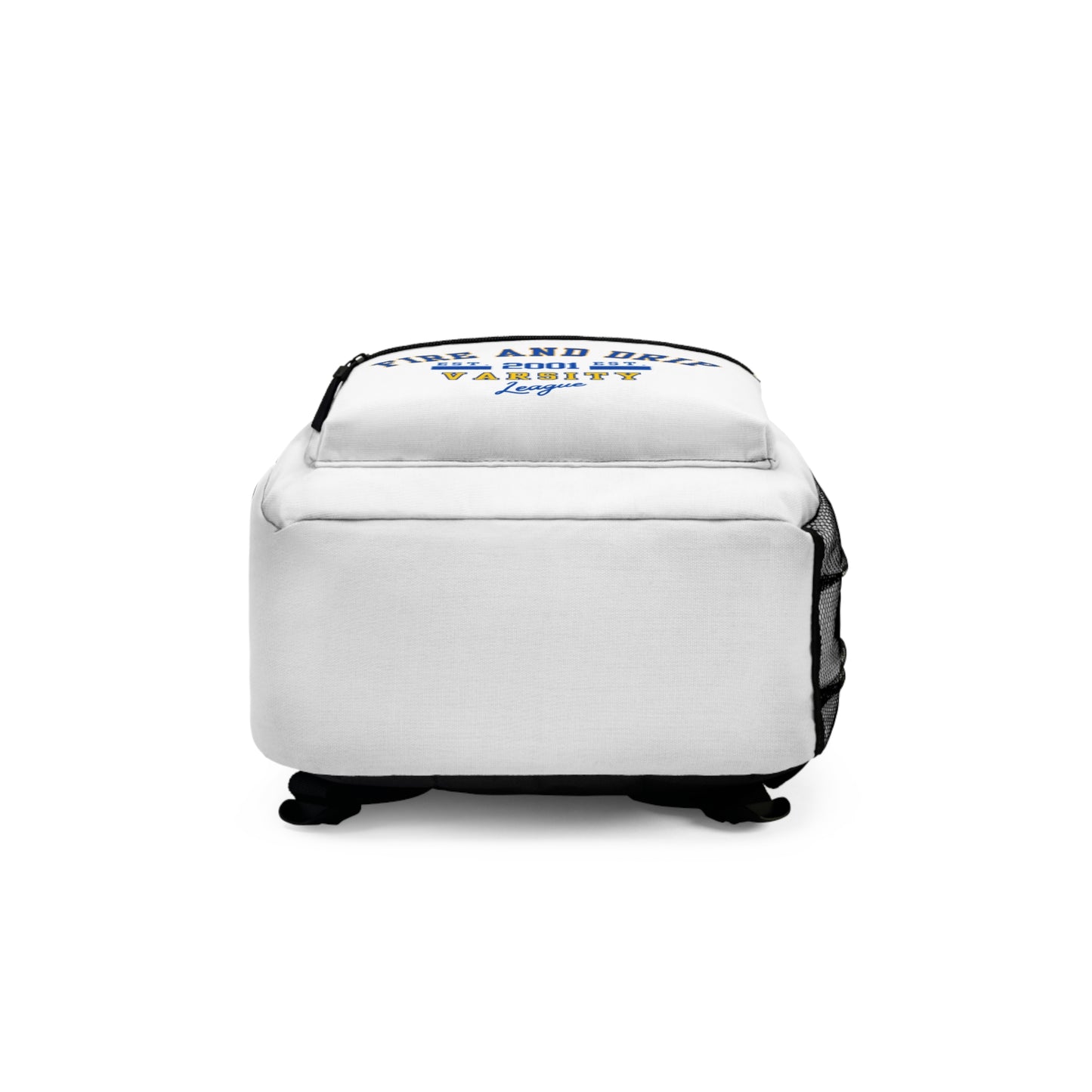 FIRE AND DRIP VARSITY LEAGUE - Empire Backpack (WHITE)"Lightweight Travel Essential"