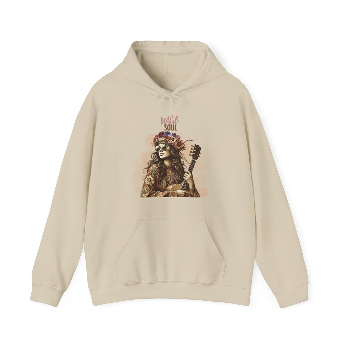 WILD SOUL- Unisex Heavy Blend Hooded Sweatshirt (VARIETY OF COLORS) “Stay Wild Hoodie — Cozy Boho Top Pick Streetwear”
