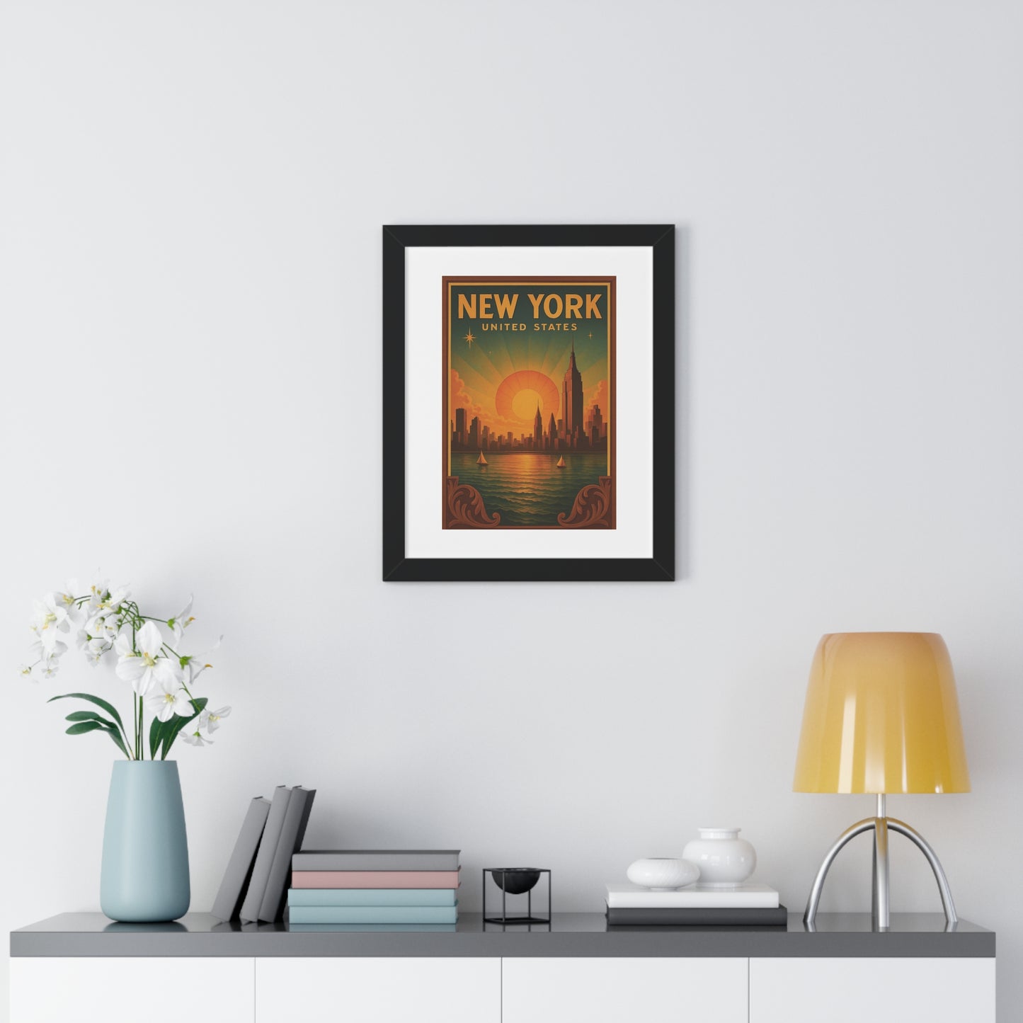 NEW YORK AT DUSK - “Wall Art That Slays - Great for Chic Interiors”