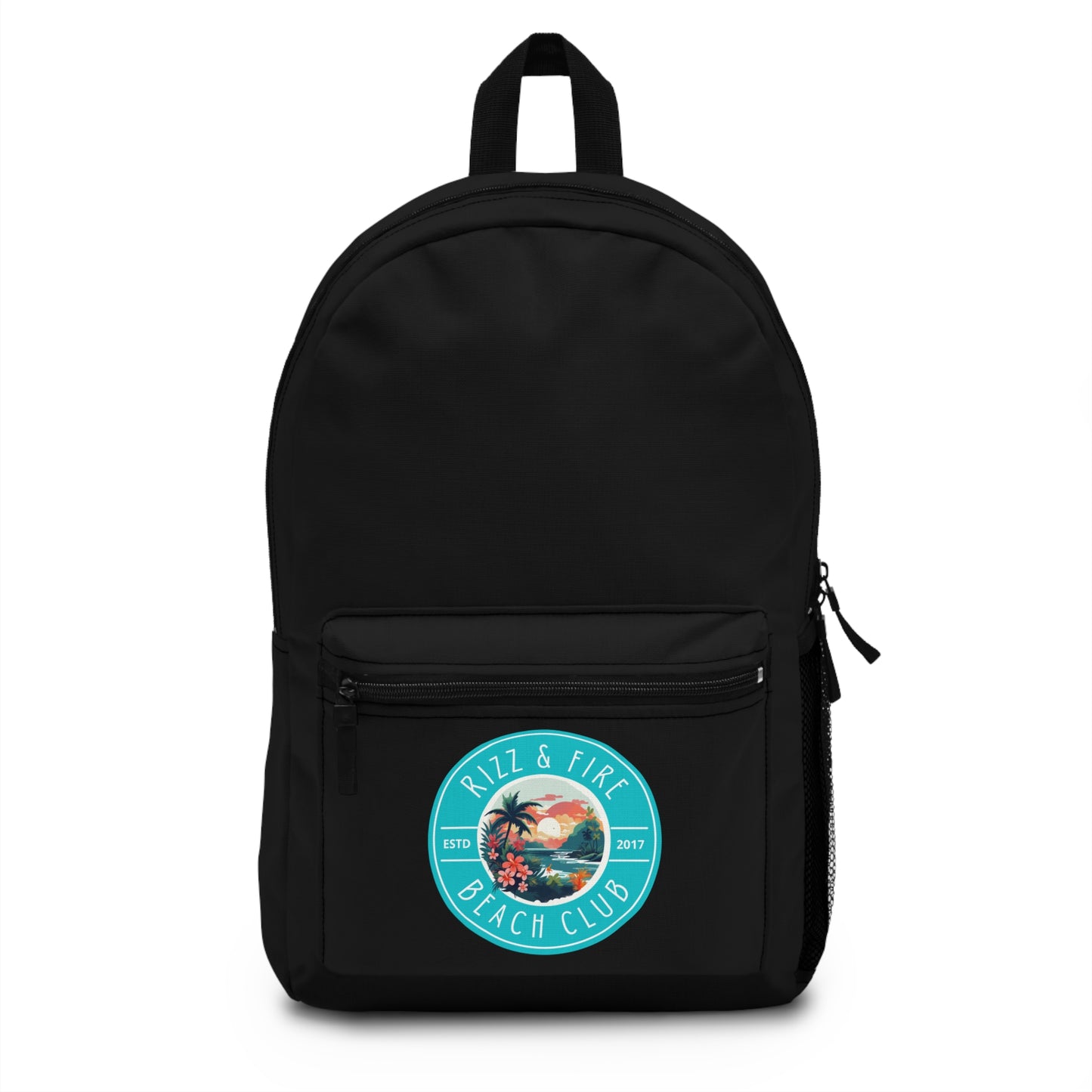 RIZZ & FIRE BEACH CLUB- Empire Backpack (Black)"Stylish Bag for Everyday Life"