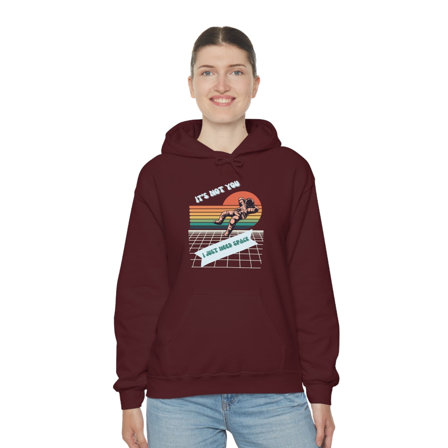 I NEED SPACE- Unisex Heavy Blend Hooded Sweatshirt (VARIETY OF COLORS)