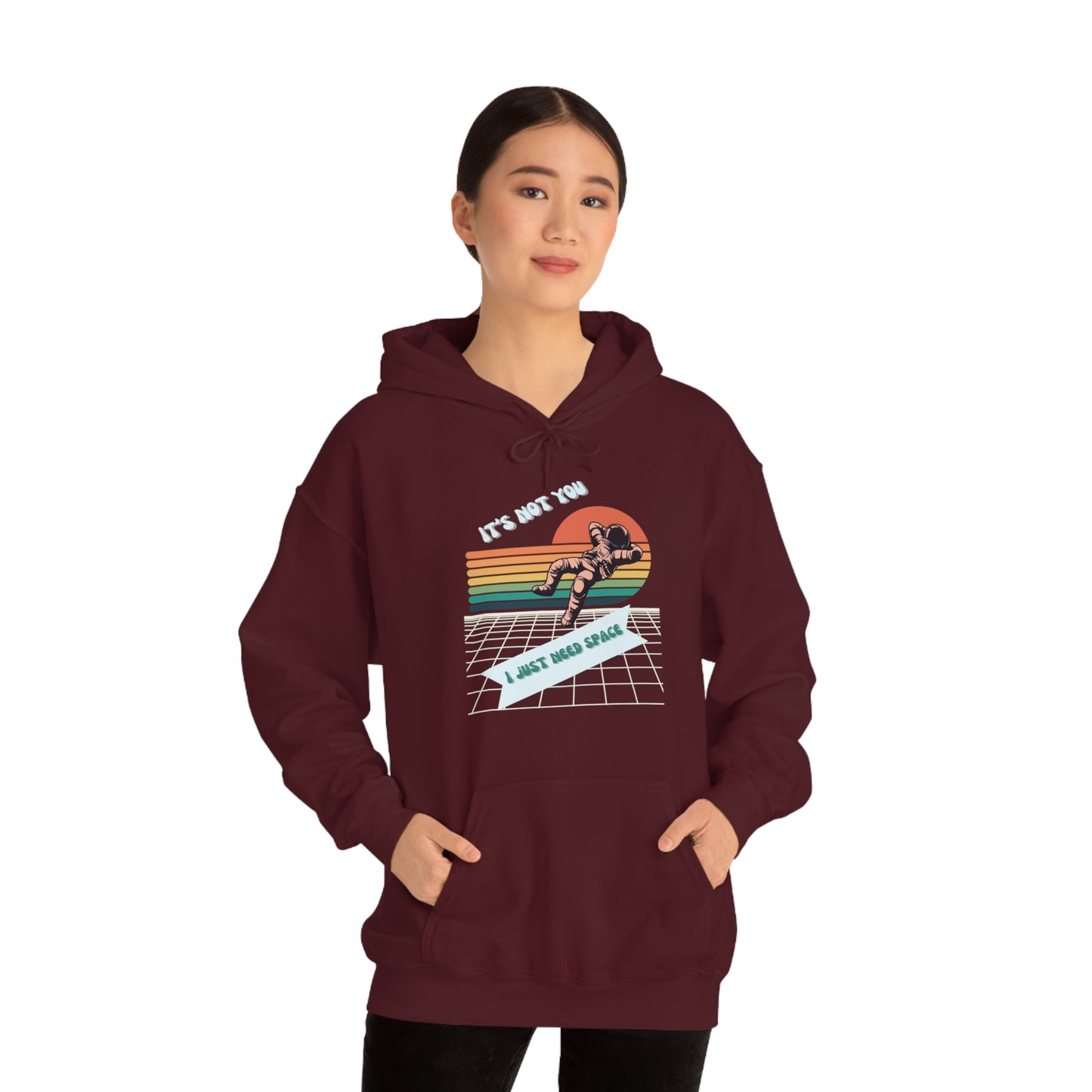 I NEED SPACE- Unisex Heavy Blend Hooded Sweatshirt (VARIETY OF COLORS)
