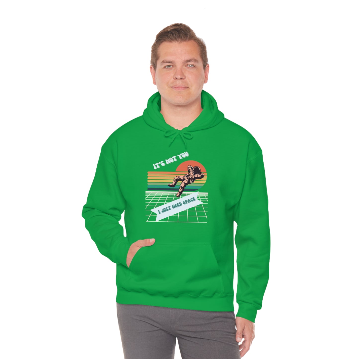 I NEED SPACE- Unisex Heavy Blend Hooded Sweatshirt (VARIETY OF COLORS)