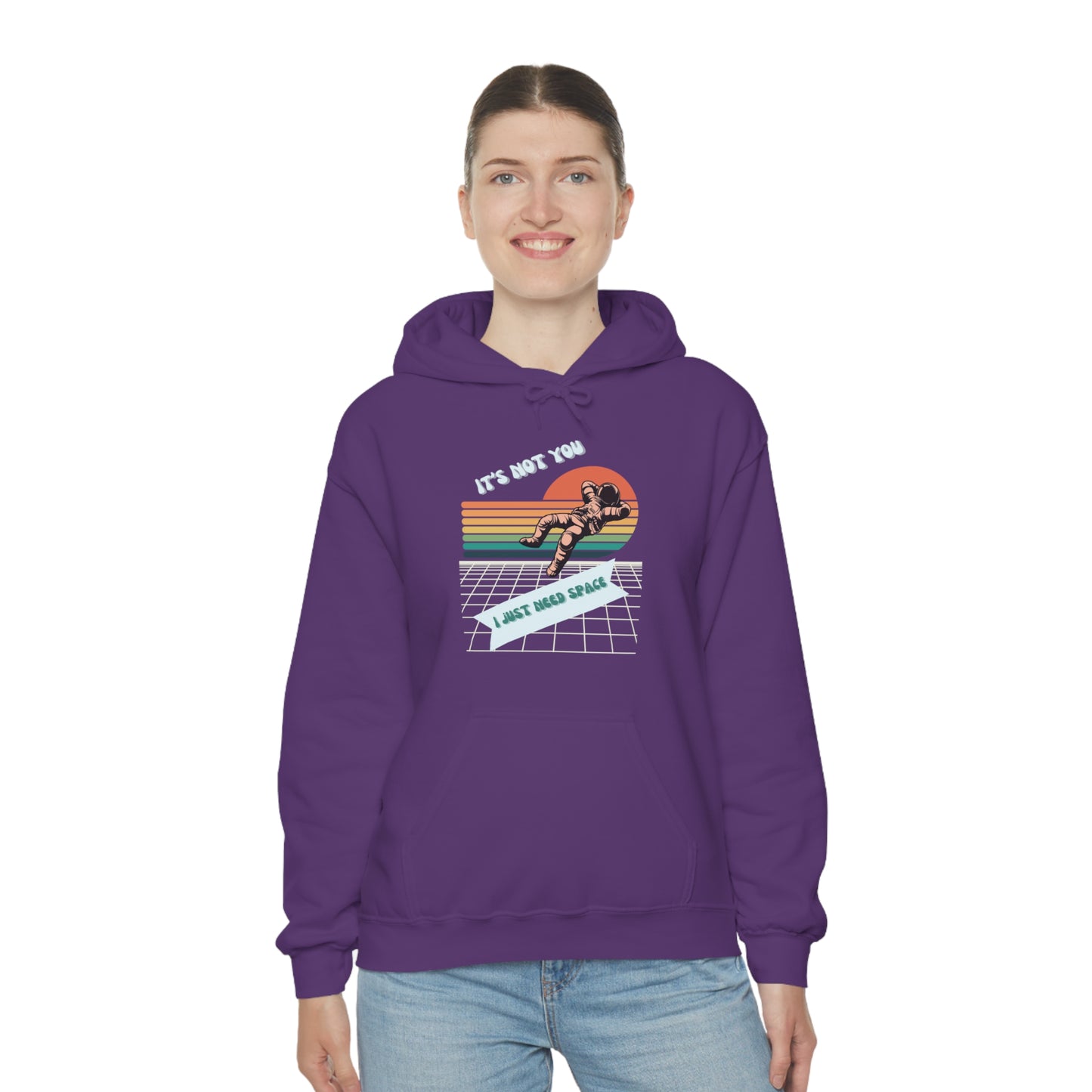 I NEED SPACE- Unisex Heavy Blend Hooded Sweatshirt (VARIETY OF COLORS)