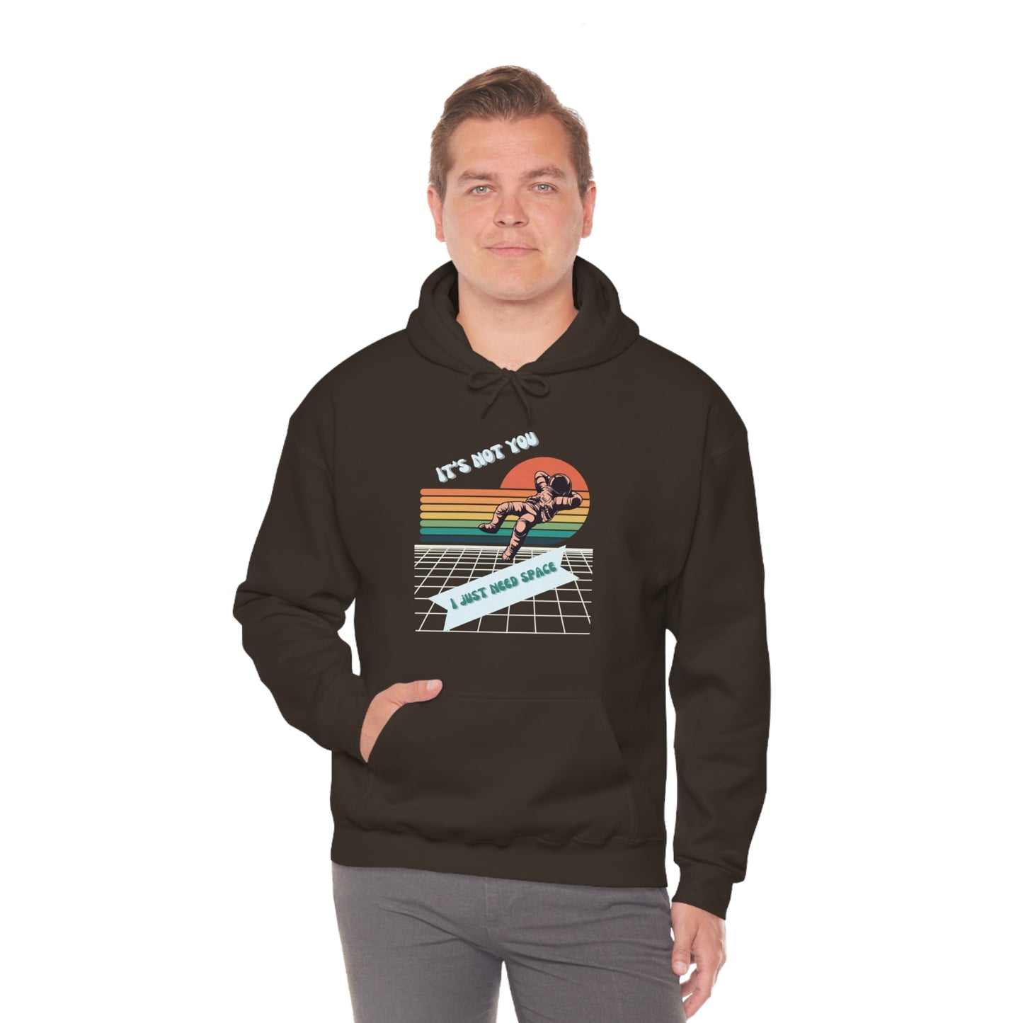 I NEED SPACE- Unisex Heavy Blend Hooded Sweatshirt (VARIETY OF COLORS)