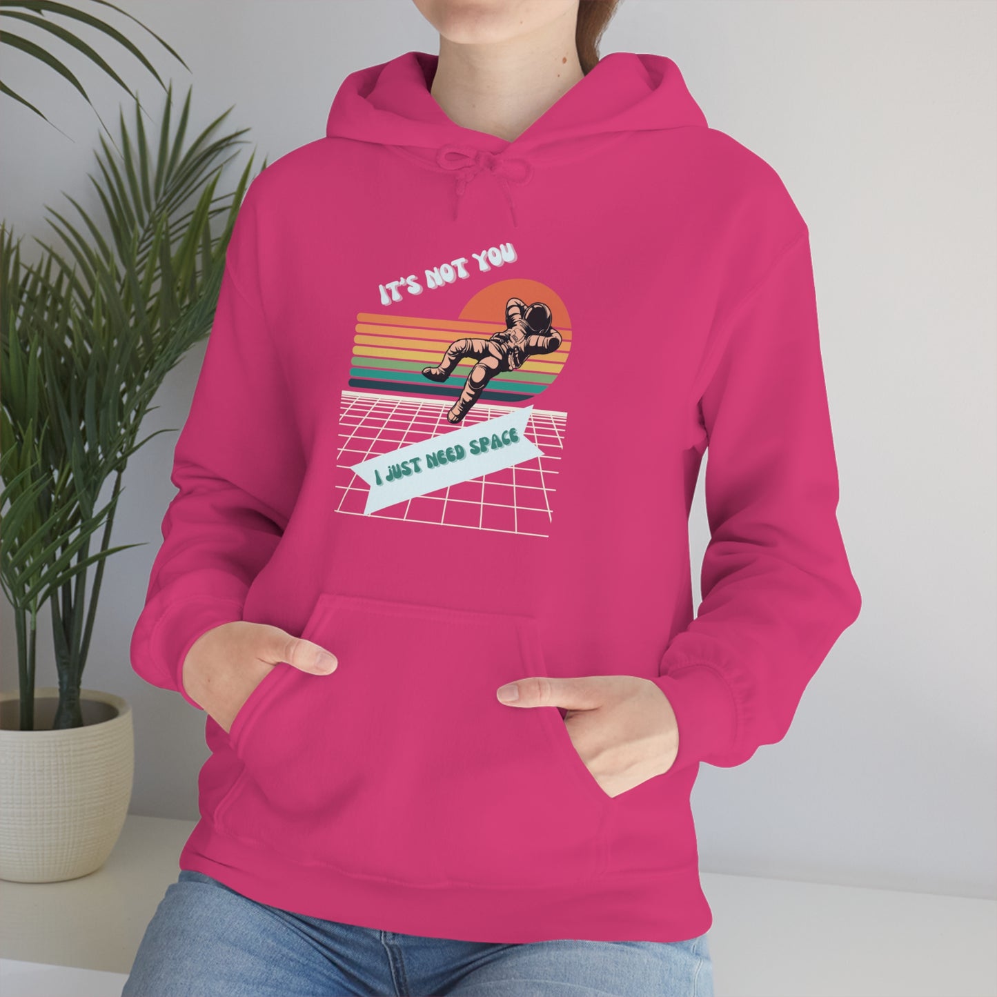 I NEED SPACE- Unisex Heavy Blend Hooded Sweatshirt (VARIETY OF COLORS)