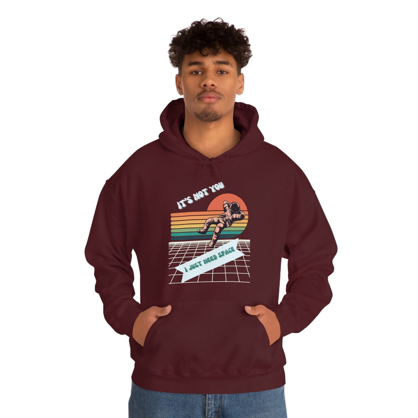 I NEED SPACE- Unisex Heavy Blend Hooded Sweatshirt (VARIETY OF COLORS)