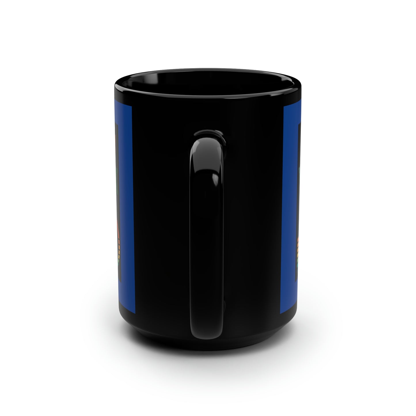 NEW YORK VINTAGE -Big Blue & Black Mug, 15oz (DARK BLUE)