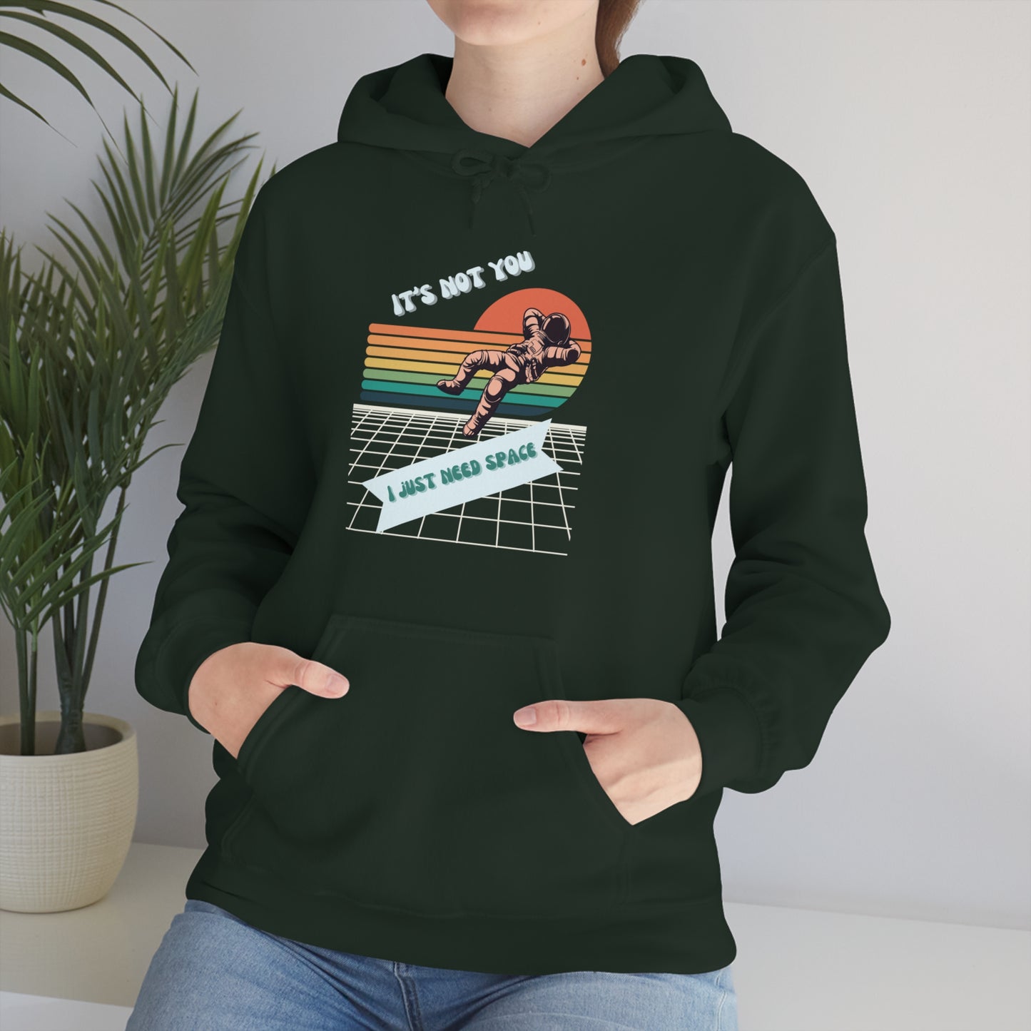 I NEED SPACE- Unisex Heavy Blend Hooded Sweatshirt (VARIETY OF COLORS)