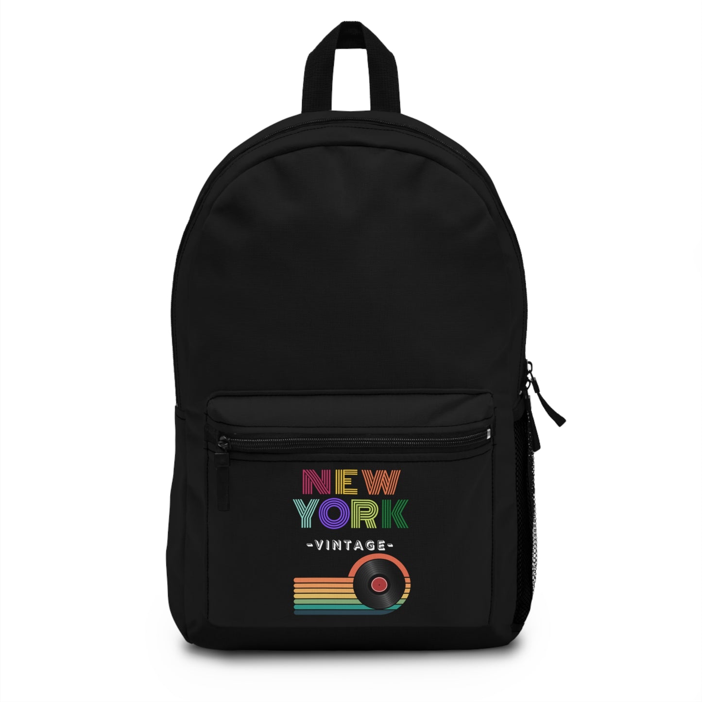 NEW YORK VINTAGE- Empire Backpack (Black)"Urban Carry-All Inspired by NYC Vibes"