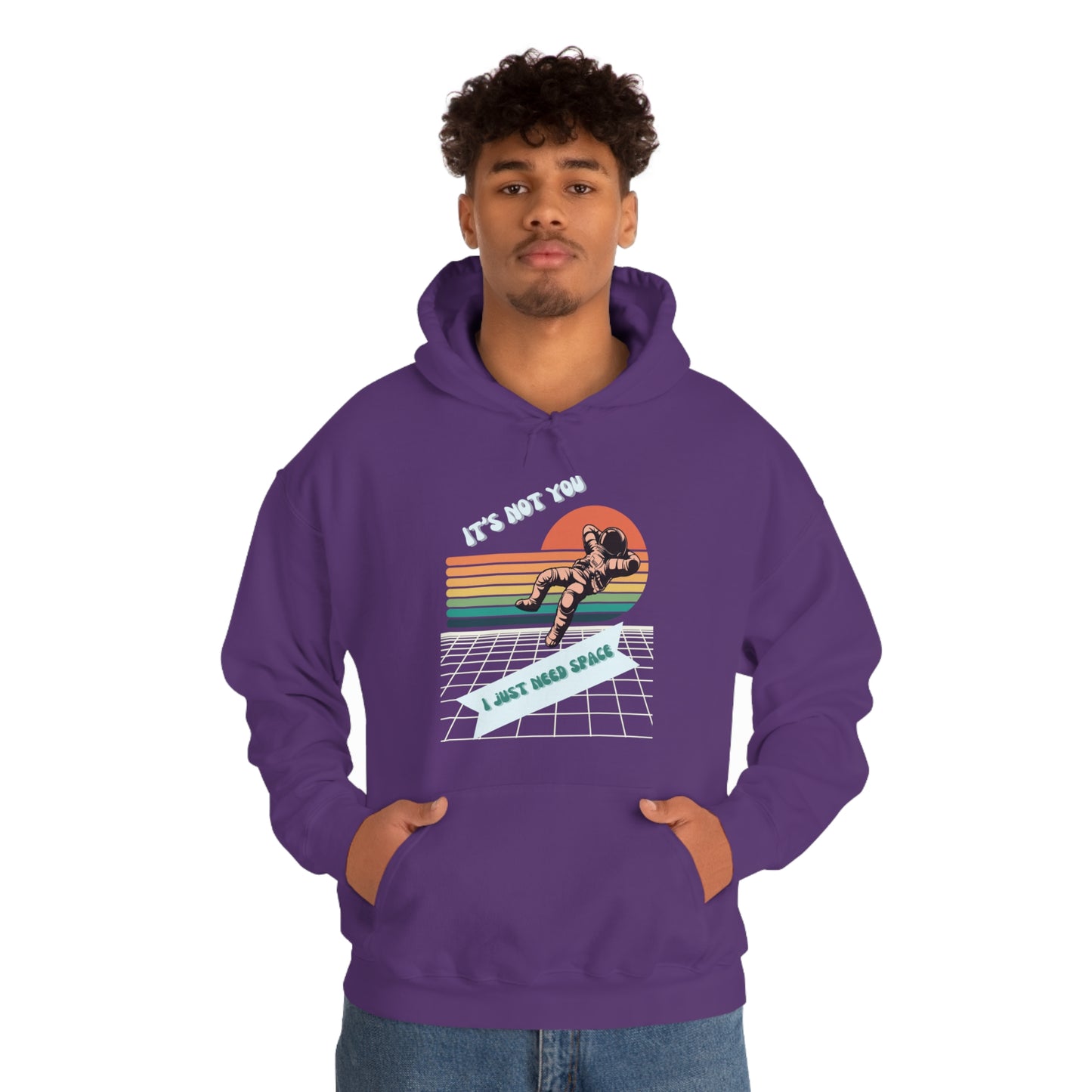 I NEED SPACE- Unisex Heavy Blend Hooded Sweatshirt (VARIETY OF COLORS)