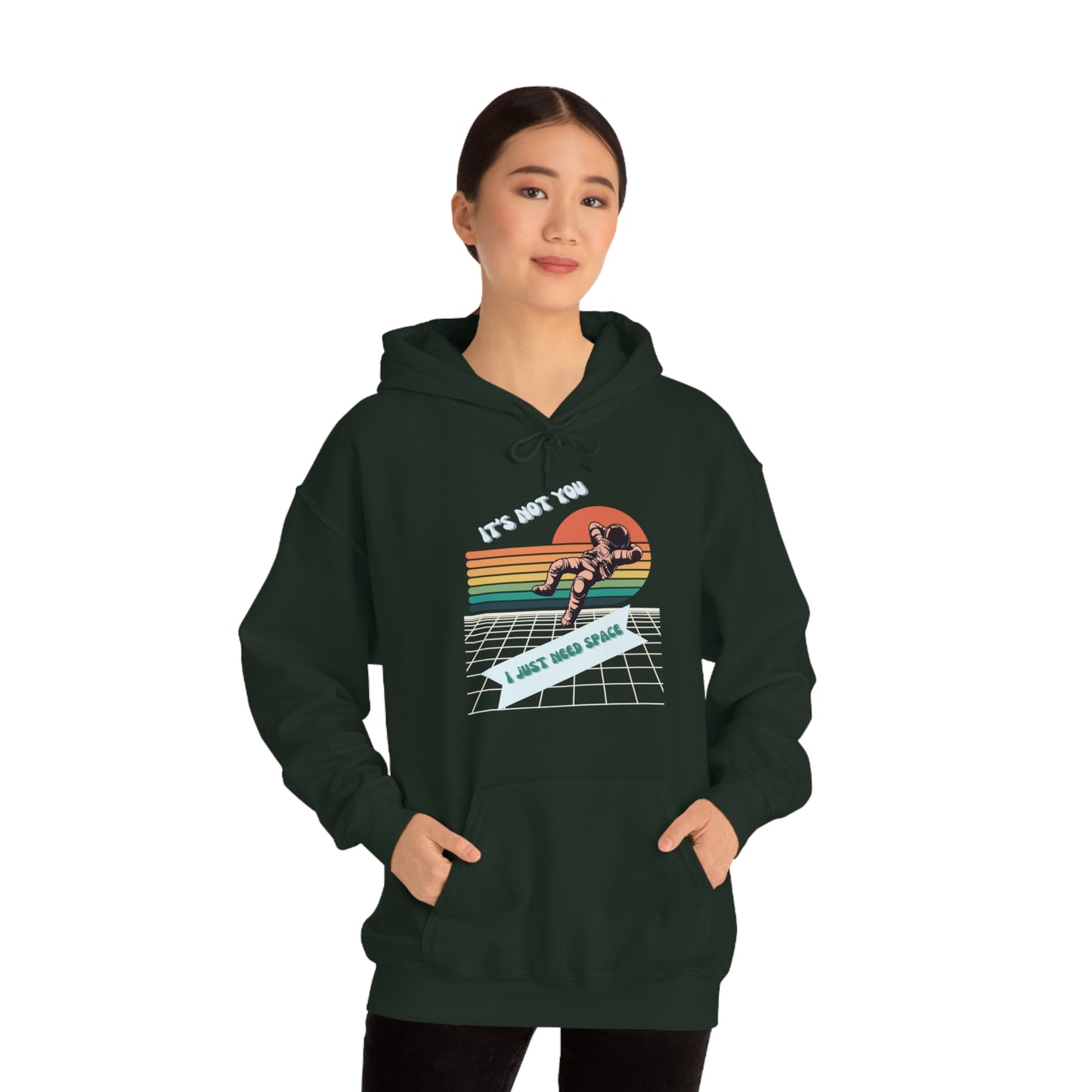 I NEED SPACE- Unisex Heavy Blend Hooded Sweatshirt (VARIETY OF COLORS)