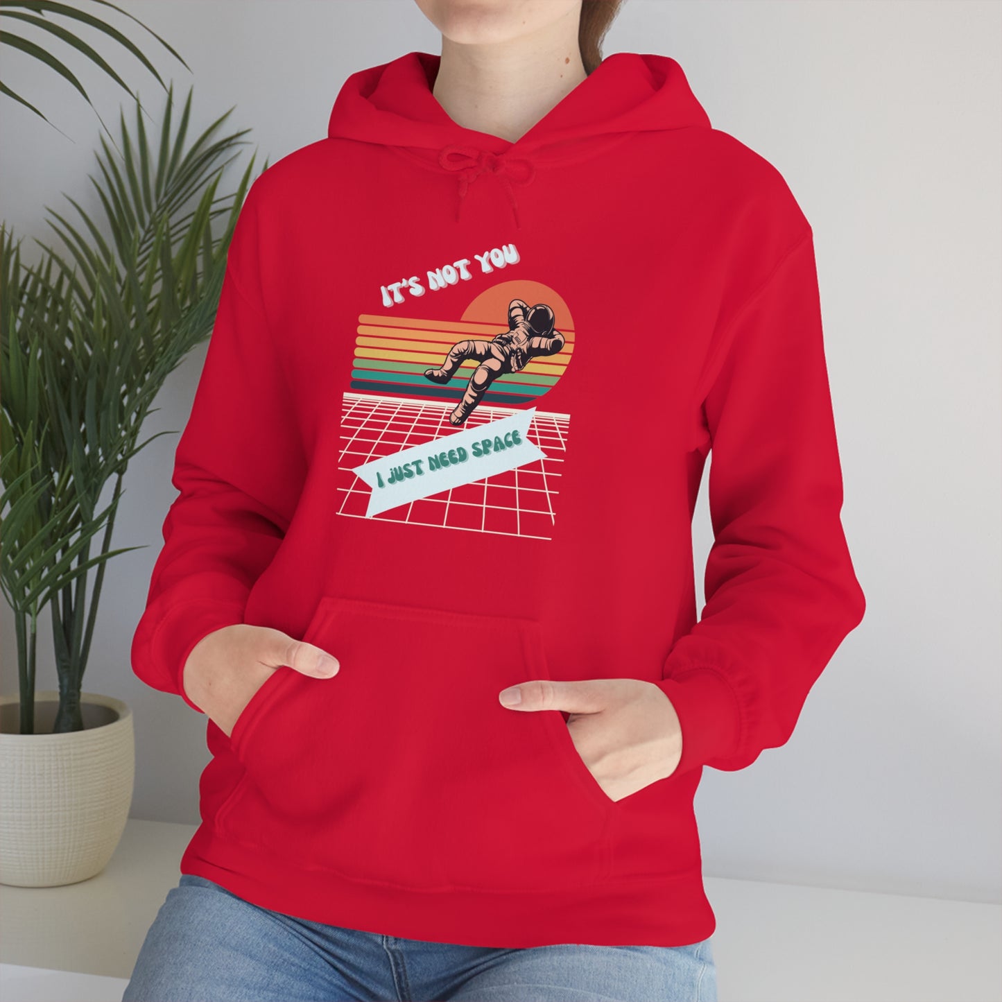 I NEED SPACE- Unisex Heavy Blend Hooded Sweatshirt (VARIETY OF COLORS)