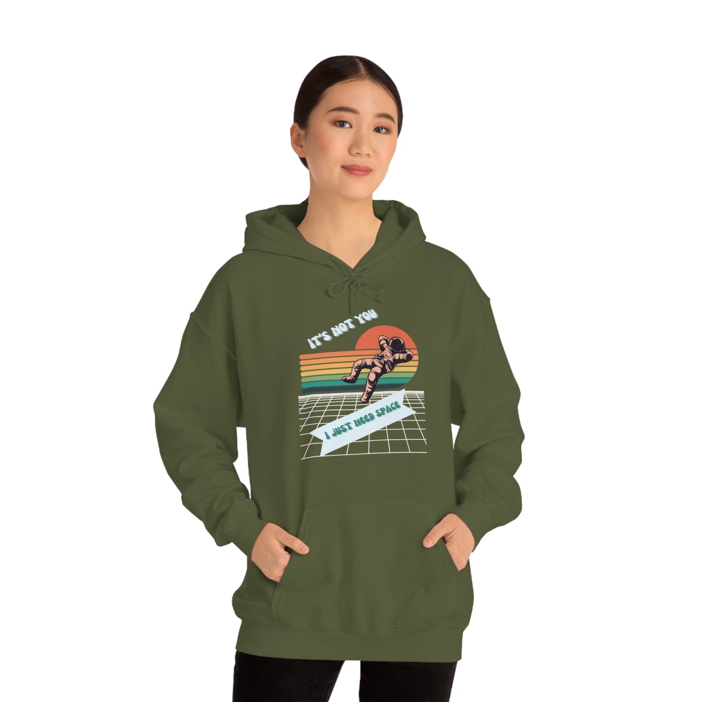 I NEED SPACE- Unisex Heavy Blend Hooded Sweatshirt (VARIETY OF COLORS)