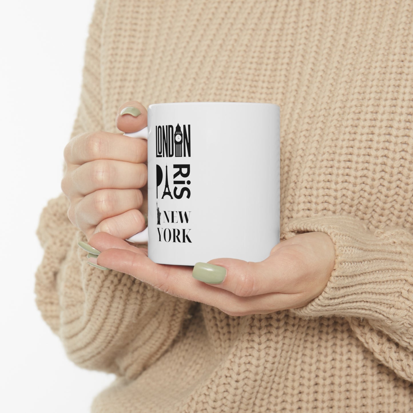 LONDON-PARIS-FRANCE- Ceramic Mug 11oz