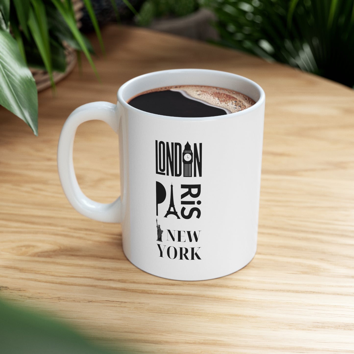 LONDON-PARIS-FRANCE- Ceramic Mug 11oz