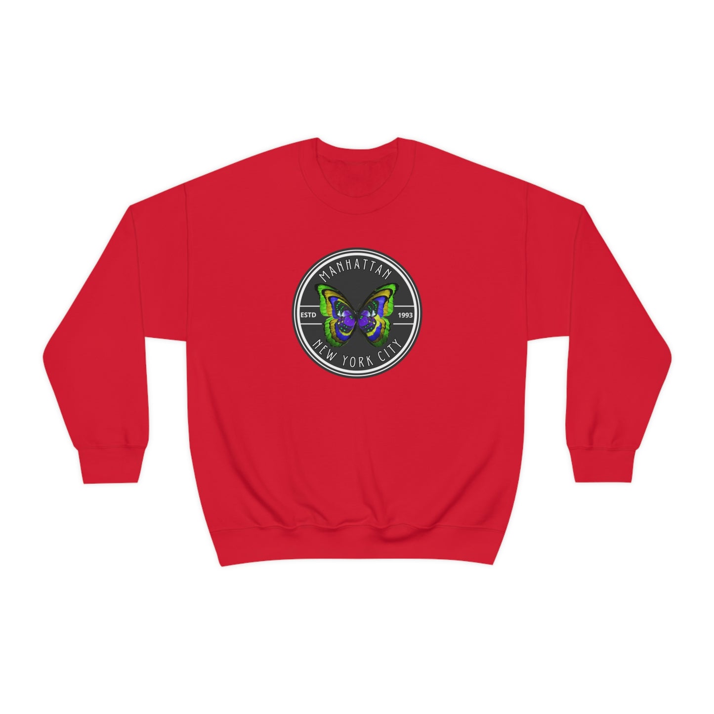 MANHATTAN NYC- Unisex Heavy Blend Crewneck Sweatshirt (VARIETY OF COLORS) "NYC Style Is Always Trending"