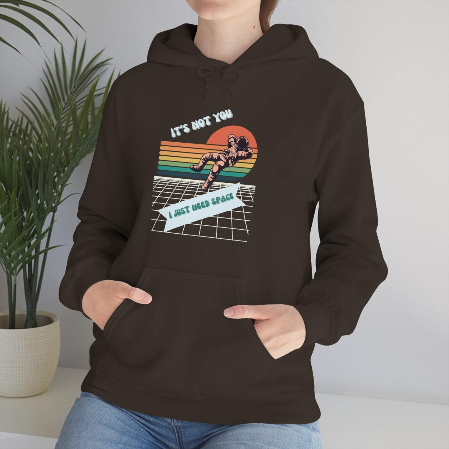 I NEED SPACE- Unisex Heavy Blend Hooded Sweatshirt (VARIETY OF COLORS)