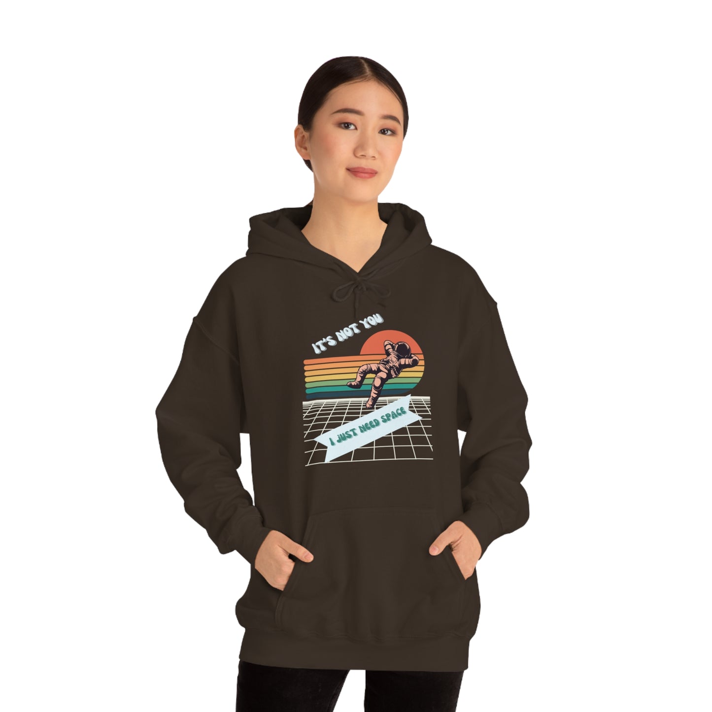 I NEED SPACE- Unisex Heavy Blend Hooded Sweatshirt (VARIETY OF COLORS)