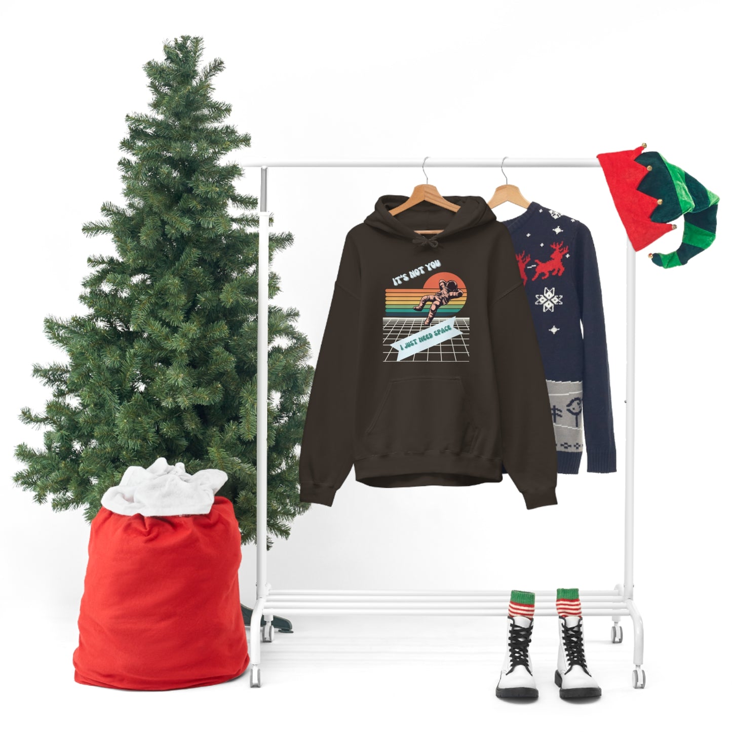 I NEED SPACE- Unisex Heavy Blend Hooded Sweatshirt (VARIETY OF COLORS)