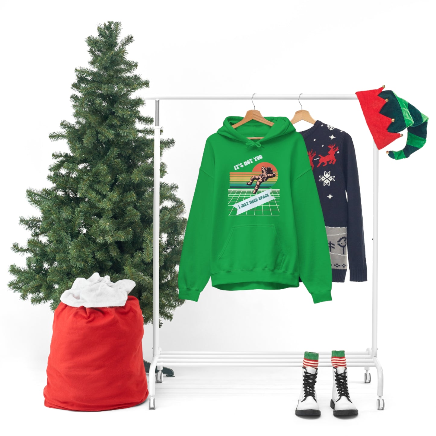 I NEED SPACE- Unisex Heavy Blend Hooded Sweatshirt (VARIETY OF COLORS)
