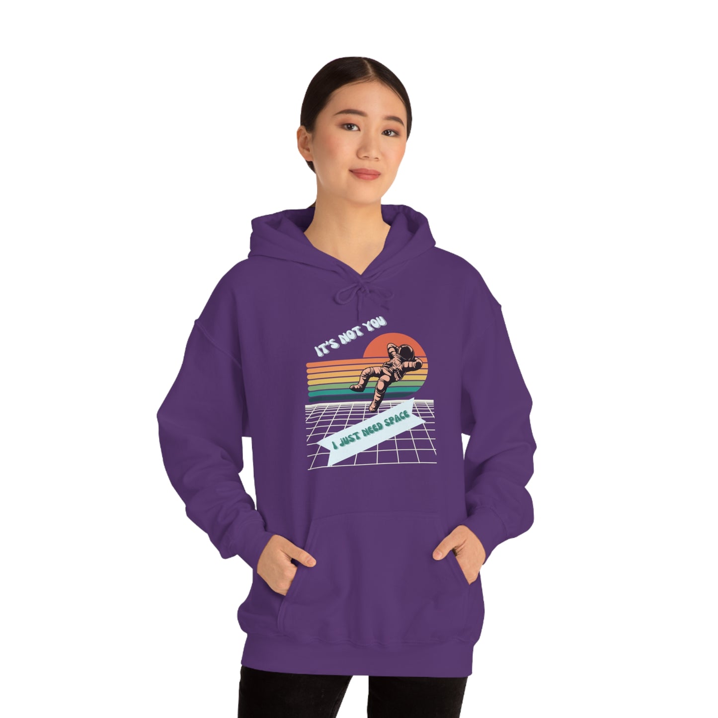 I NEED SPACE- Unisex Heavy Blend Hooded Sweatshirt (VARIETY OF COLORS)
