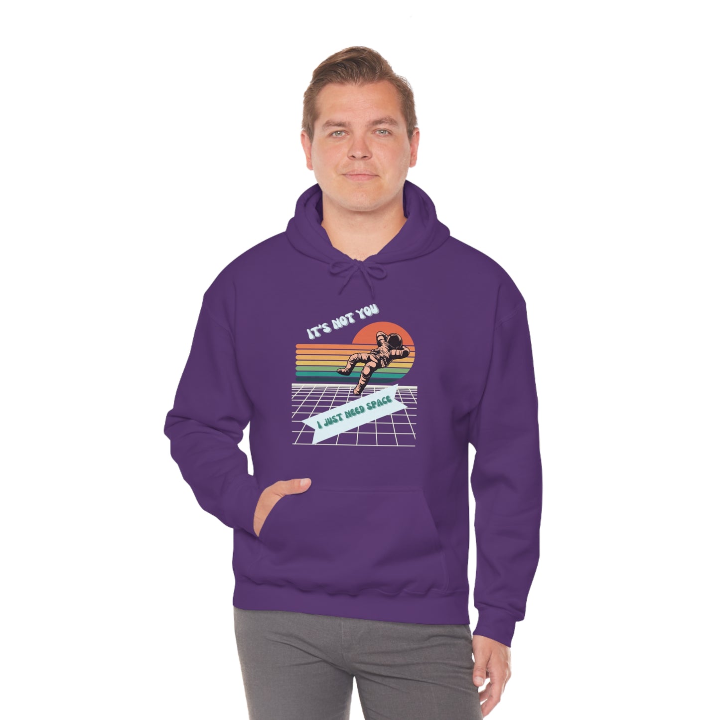 I NEED SPACE- Unisex Heavy Blend Hooded Sweatshirt (VARIETY OF COLORS)