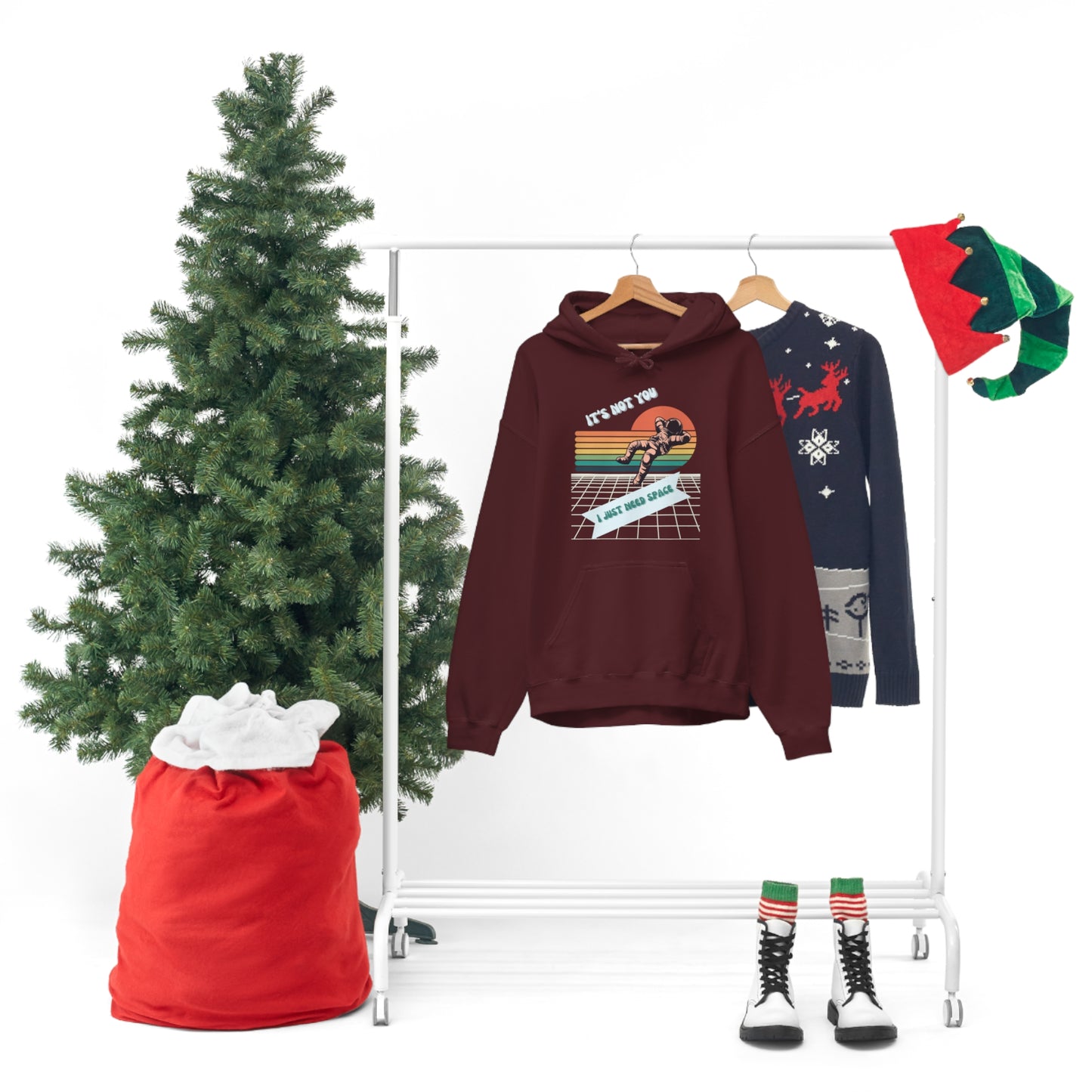 I NEED SPACE- Unisex Heavy Blend Hooded Sweatshirt (VARIETY OF COLORS)