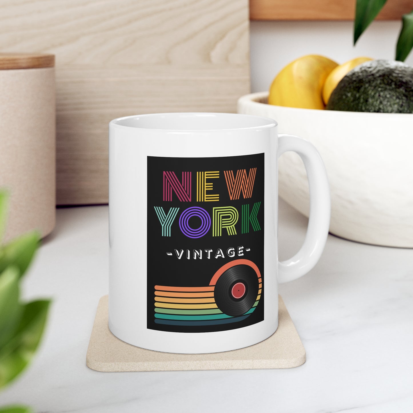 NEW YORK VINTAGE- Ceramic Mug 11oz