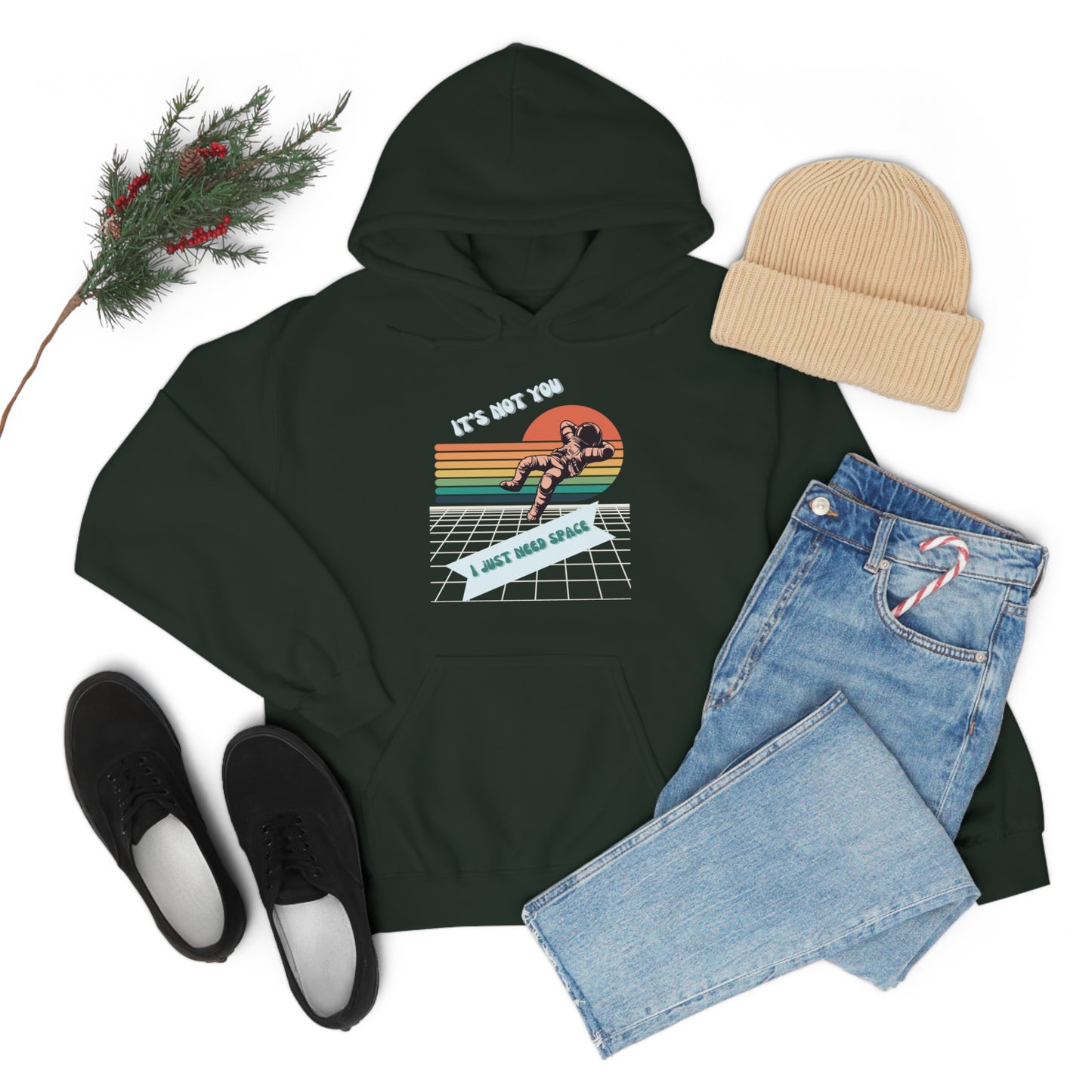 I NEED SPACE- Unisex Heavy Blend Hooded Sweatshirt (VARIETY OF COLORS)