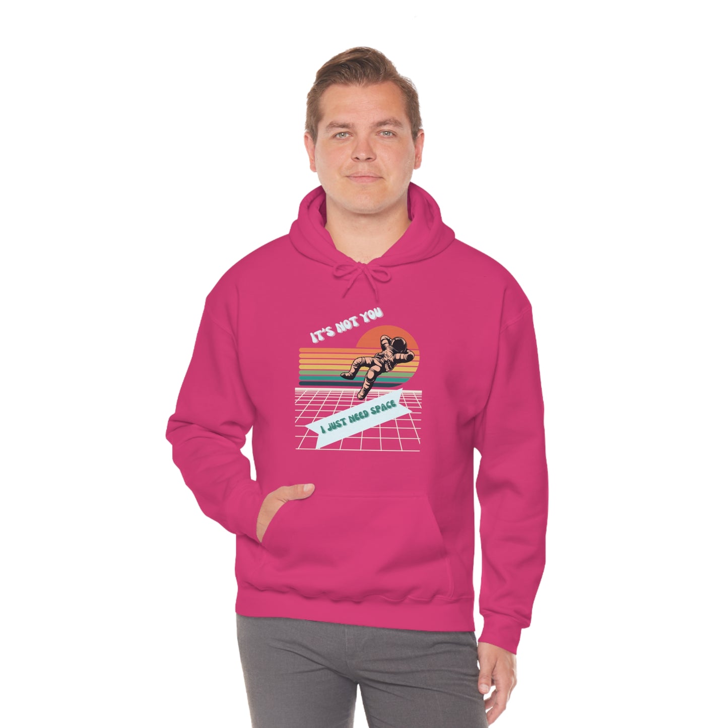 I NEED SPACE- Unisex Heavy Blend Hooded Sweatshirt (VARIETY OF COLORS)