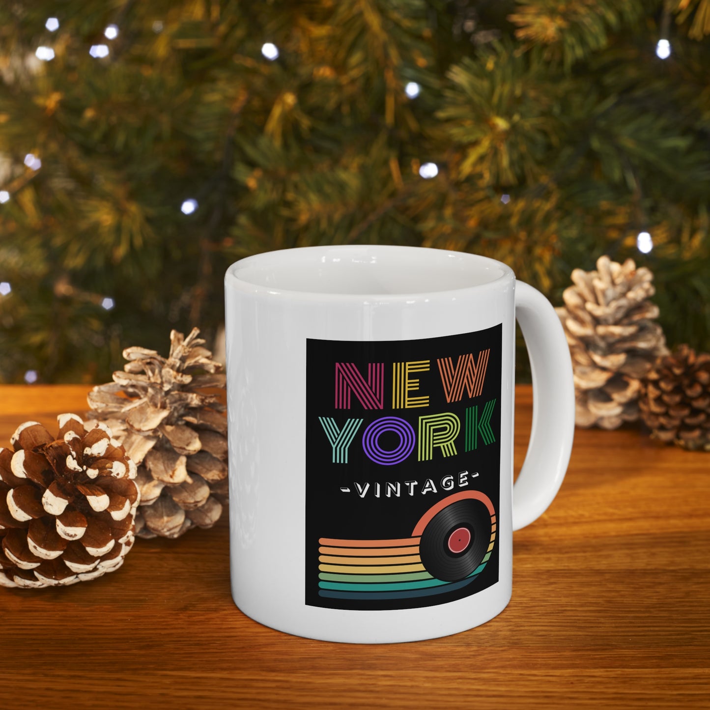 NEW YORK VINTAGE- Ceramic Mug 11oz