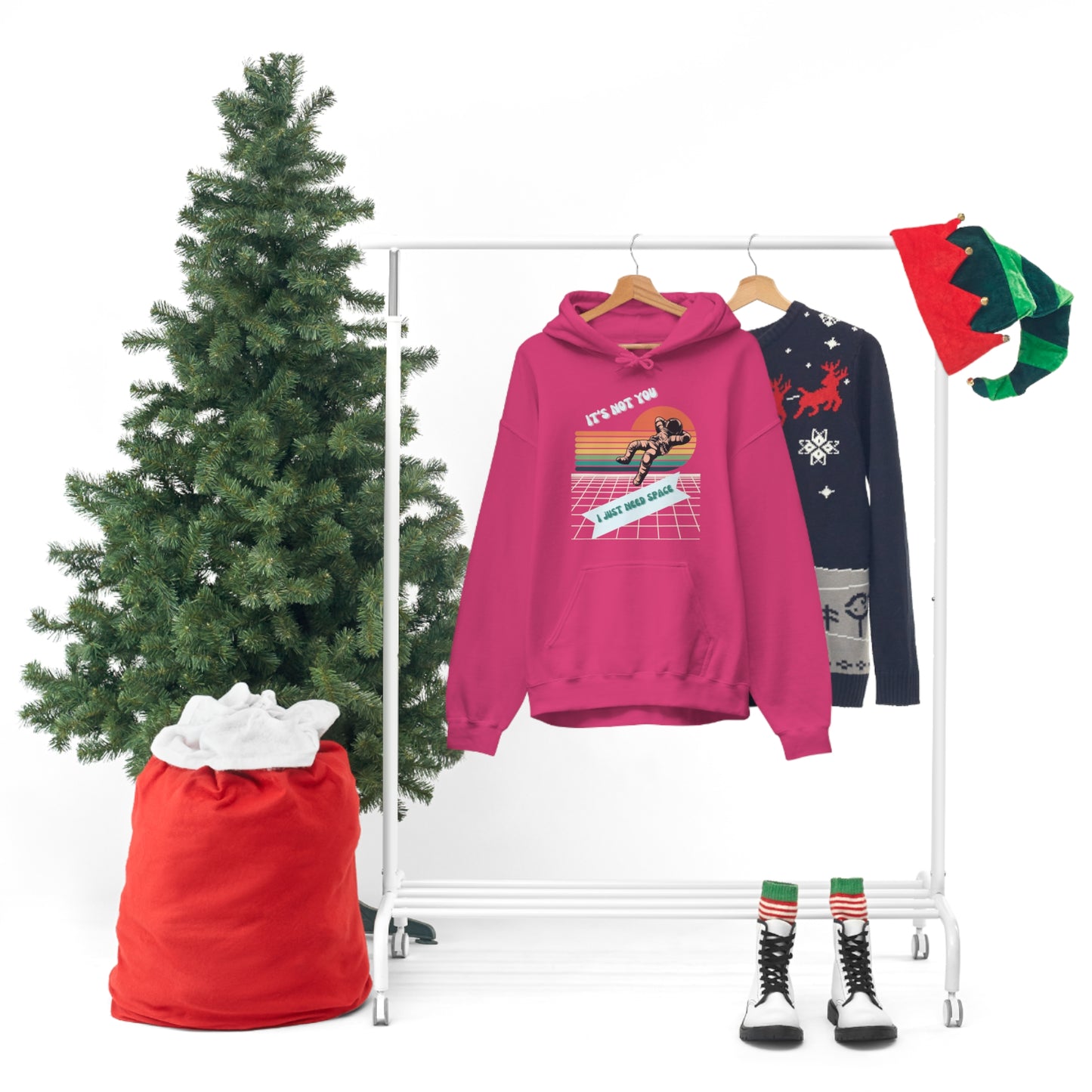 I NEED SPACE- Unisex Heavy Blend Hooded Sweatshirt (VARIETY OF COLORS)