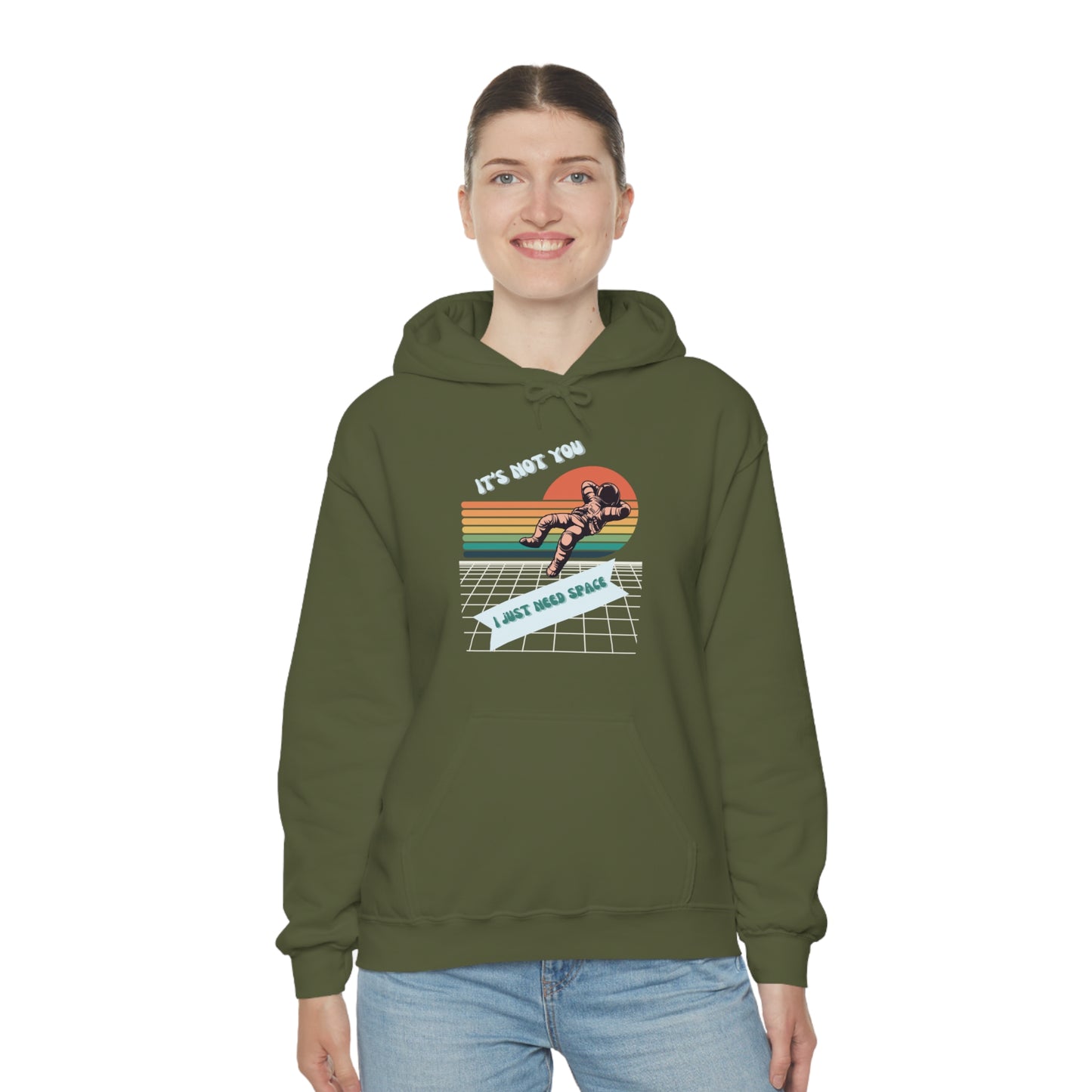 I NEED SPACE- Unisex Heavy Blend Hooded Sweatshirt (VARIETY OF COLORS)